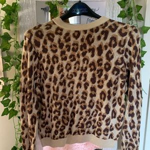 a new day animal print sweater